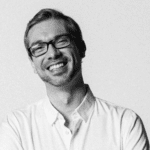 Black and white portrait of Fernando St. Martin