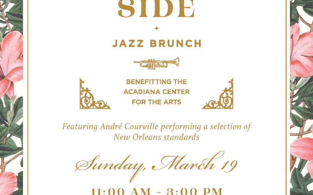 The new “Sunny Side Brunch” raises funds for the arts with a New Orleans flare on March 19.