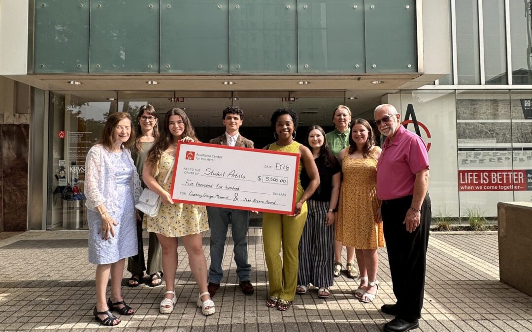 FY2026 Student Artist Award Recipients